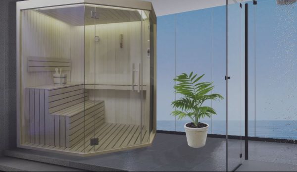 Installation de cabine sauna et combi 82